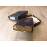 Que ta volonté soit faite ! Livre de prières, reliure en cuir, dorée ...