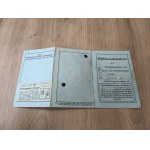 Set of documents of the Second Republic / Passport , Vienna Conservatory ...