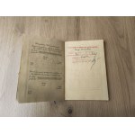 Set of documents of the Second Republic / Passport , Vienna Conservatory ...