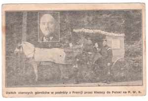 Two senior miners on trip to Poland on P. W. K.