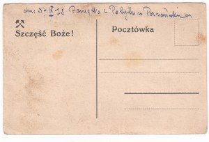 Dwóch starszych górników w podróży do Polski na P. W. K.