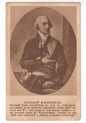 Postcard Stanislaw Malachowski