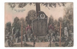 Cunnersdorf 17. července 1910 / Pomník