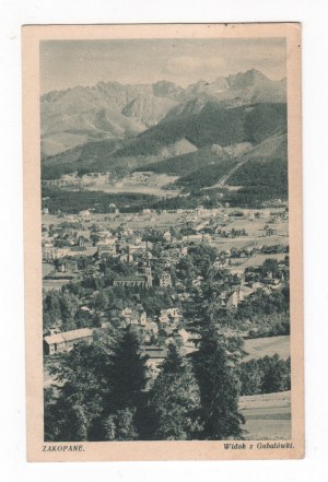 Vue de Zakopane depuis Gubałówka