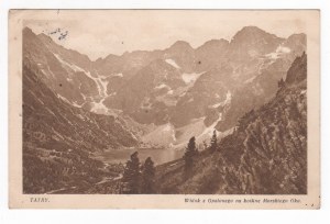 Tatragebirge Blick von Opalony über das Morskie Oko Tal