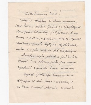 Zygmunt Kisielewski / letter