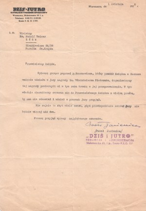Paweł Jasienica / Letter