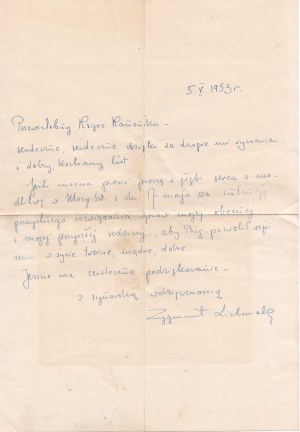 Zygmunt Lichniak / Lettere / PAX