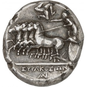 Sicília, Syrakúzy, Agatokles (317-289 pred n. l.). Tetradrachma ND (317-310 pred n. l.), Syrakúzy.