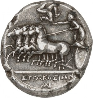 Sicilia, Siracusa, Agatocle (317-289 a.C.). Tetradracma ND (317-310 a.C.), Siracusa.