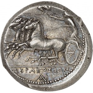 Sicilia, Siracusa, Agatocle (317-289 a.C.). Tetradracma ND (317-310 a.C.), Siracusa.