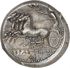 Sicilia, Siracusa, Agatocle (317-289 a.C.). Tetradracma ND (317-310 a.C.), Siracusa.