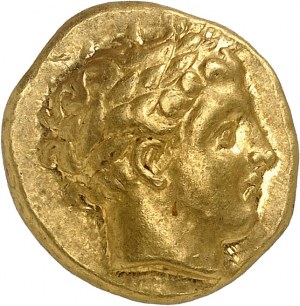 Macedonia (kingdom of), Philip II (359-336 BC). Golden Statere ND (340-328 BC), Amphipolis.