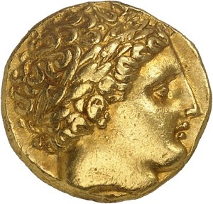 Macedonia (Królestwo), Filip III (323-317 p.n.e.). Złota statua w imieniu Filipa II ND (323-316 p.n.e.), Pella.