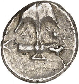 Thrákie, Apollonia Pontica. Diobolus ND (410/404-341/323 př. n. l.), Apollonia Pontská.