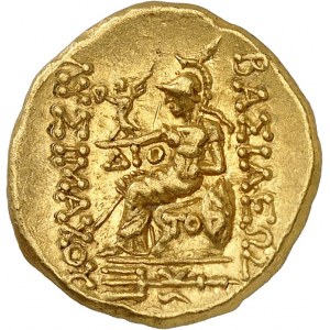 Pontus (kingdom of), Mithradates VI Eupator (120-63). Gold statere in the name of Lysimachus ND (88-86 B.C.), Tomis.