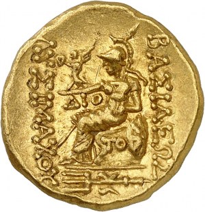 Pontus (kingdom of), Mithradates VI Eupator (120-63). Gold statere in the name of Lysimachus ND (88-86 B.C.), Tomis.