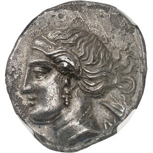 Caria, Cnidus. Tetradrachma w imieniu sędziego Tiphosa ND (395-380 p.n.e.), Knidos.