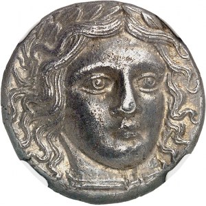 Karie (satrapové), Mauzole (353-337 př. n. l.). Tetradrachma ND (asi 377-352 př. n. l.), Halikarnas.