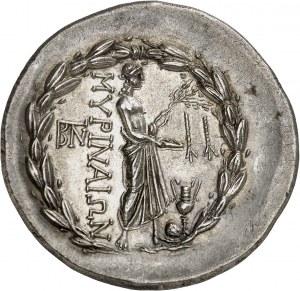 Eolie, Myrina. Tetradracma ND (150-140 a.C.), Myrina.