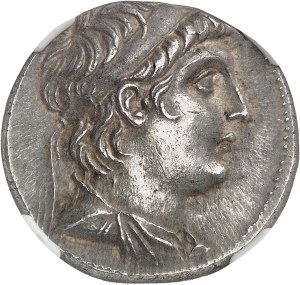 Sýria, Seleukovské kráľovstvo, Antiochos VII (138-129 pred n. l.). Tetradrachma SE 177 (136-135 pred n. l.), Sidon.