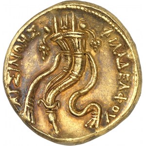 Regno dei Lagidi, Tolomeo VI (180-145 a.C.). Ottadramma d'oro o mnaieion ND (180-145 a.C. circa), Alessandria.