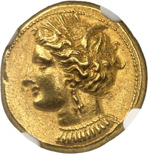 Zeugitane, Kartagina. Statère ND (ok. 320-310 p.n.e.), Kartagina.