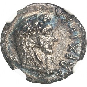 Mauritánie, Juba II (25 př. n. l. - 23 n. l.). Denár 16 (rok XXXXI), Caesarea.