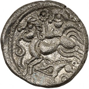 Venetes. Statère with boar, class IV, with snub nose and pointed ND (2nd - 1st century B.C.).