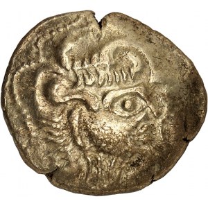 Venetes / Osismes. Statere with ND pseudo-tent (late 2nd - 1st century BC).
