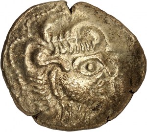 Venetes / Osismes. Statere con pseudo-tenda ND (fine II-I secolo a.C.).