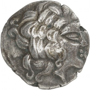 Riedones. Statère de billon à la rouelle, classe IV ND (Ier siècle avant J.-C.).