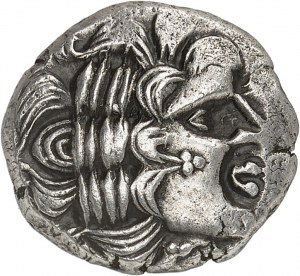 Riedones. Wildschweinstatere, Klasse I mit Dekor auf der Wange, Var. 2 ND (2. - 1. Jahrhundert v. Chr.).