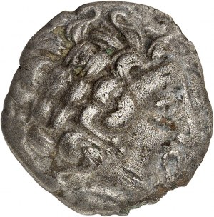 Aulerques Diablintes. Situlenstatere, Klasse II, aus ND-legiertem Silber (1. Jh. v. Chr.).