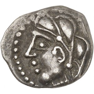 Bitúmenové kocky. Mečový denár, anepigraf III. triedy a kvet ND (1. storočie pred Kr.).
