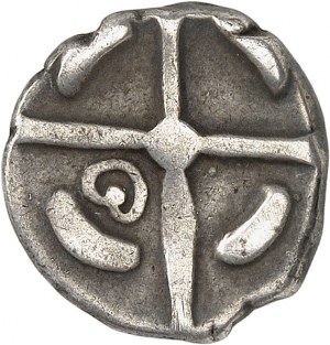 Longostalètes. Languedoc-style drachma, series I with lunulae and ND hatched band (mid 3rd - first half of 2nd century B.C.).