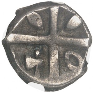 Volques Tectosages. Drachma s kubistickou hlavou, série I ND (polovina 2. - první polovina 1. století př. n. l.).