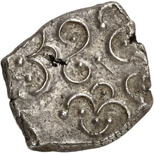 Cadurques. Drachme aux motifs géométriques ND (IIe-Ier s. av. J.-C.).