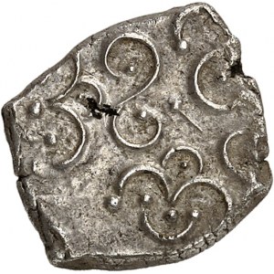 Kadurische Drachmen. Drachme mit geometrischen Motiven ND (2.-1. Jh. v. Chr.).