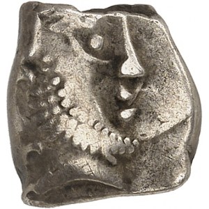 Uncertain, Tolosates / Petrocores / Nitiobroges. Flamboyant drachma, series VII with head to the right ND (mid 3rd - first half of 2nd century B.C.).