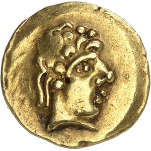 Mediometri. Quarto di statere con pegaso ND (150-58 a.C.).