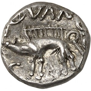 Sequanes. Denarius SEQVANOIOTVOS ND (1st century BC).