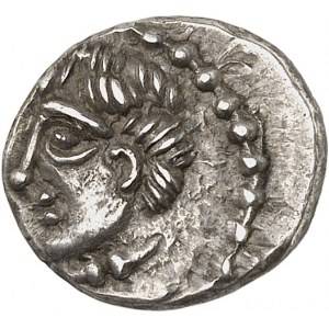 Aedui. Denár DIASVLOS ND (1. století př. n. l.).