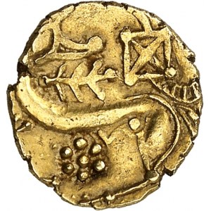 Leuken. Viertel Statere mit ND-Palme (2.-1. Jh. v. Chr.).