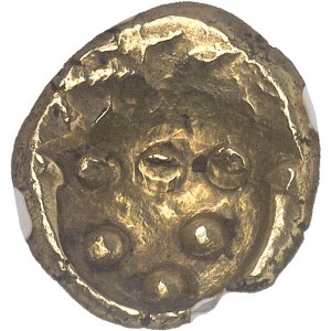Vindelici. Statère (známe ako regenbogenschüsselchen) ND (1. storočie pred n. l.).