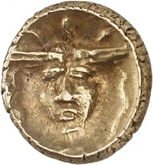 Regini & Atrebates (južný región). Quarter statere v mene TINC[OMARVS] ND (25-20 BC-7 AD), CA, Calleva Atrebatum (Silchester).