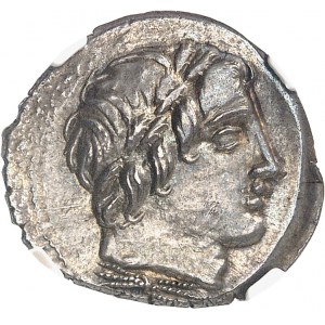 M. Vergilius, C. Gargonius a Ogulnius. Denár ND (86 př. n. l.), Řím.