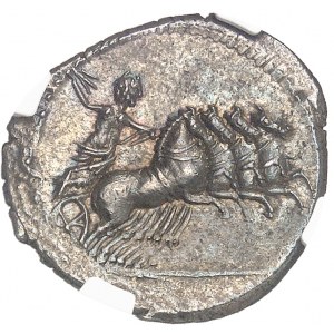 M. Vergilius, C. Gargonius a Ogulnius. Denár ND (86 př. n. l.), Řím.