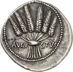 Augustus (27 př. n. l. - 14 n. l.). Cistophorus ND (24-20 př. n. l.), Efez.