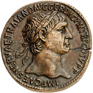 Traján (98-117). Sesterce 103, Řím.